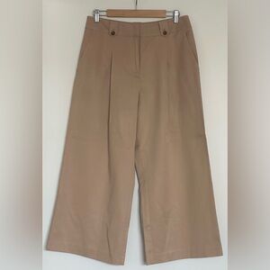 Hudson North Wide Leg Khakis with Pleats. size 10.